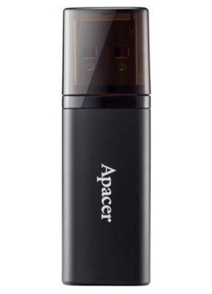 Флеш-накопичувач usb3.2 64gb apacer ah25b black (ap64gah25bb-1)