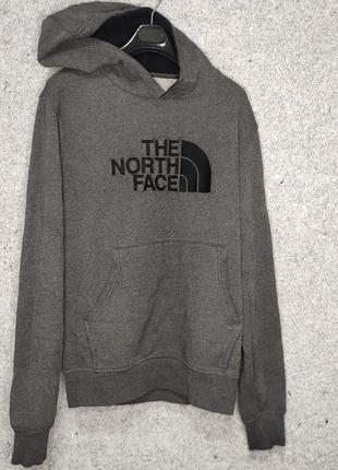 Чоловіче сіре плотне худі кофта the north face