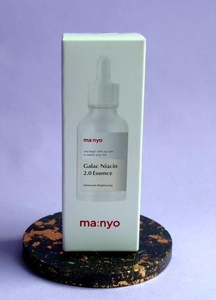 Эссенция усилена с галактомисисом и ниацинамидом manyo galac niacin 2.0 essence 30 ml