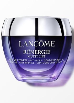 Дневной антивозрастной крем для лица с эффектом лифтинга lancome renergie multi-lift day cream spf15. объем 50ml.