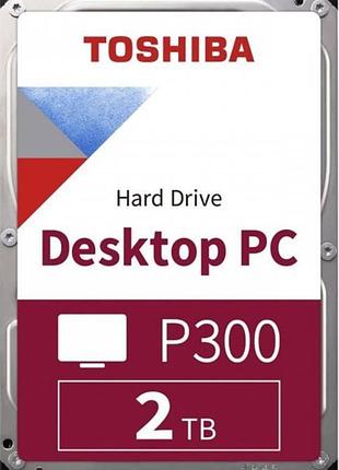 Накопичувач hdd sata 2.0tb toshiba p300 7200rpm 256mb (hdwd320uzsva)