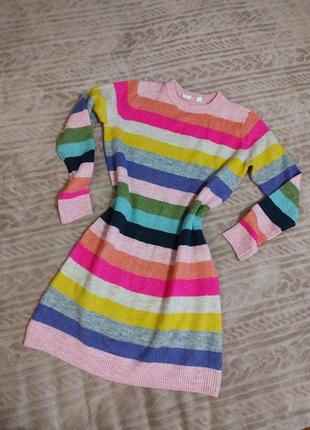 Трикотажна в'язана сукня gap kids