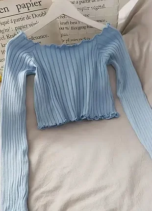 Топ с длинным рукавом