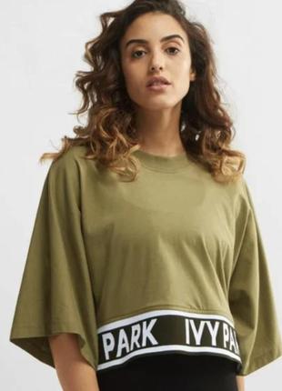 Футболка кроп-топ ivy park бавовна р.xs\s\m