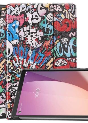 Чохол-книжка becover smart для lenovo tab m8 (4rd gen) tb-300fu graffiti (709218)