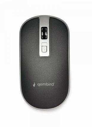 Миша бездротова gembird musw-4b-06-bs black/silver