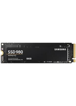 Накопичувач ssd  500gb samsung 980 m.2 pcie 3.0 x4 nvme v-nand mlc (mz-v8v500bw)