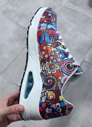 Жіночі кросівки skechers skechers uno color doodle3 фото