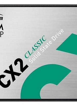 Накопичувач ssd 1tb team cx2 2.5" sataiii 3d tlc (t253x6001t0c101)