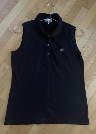 Поло без рукавов lacoste