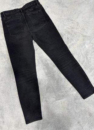 Черные женские джинсы. плотный джинс. испания2 фото