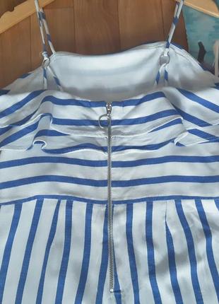 Стильный летний комбинезон с широкими брюками, кюлоты, платье, платье zara 11-12 лет