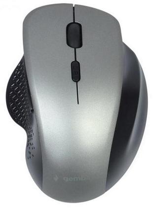 Миша бездротова gembird musw-6b-02-bg black/gray