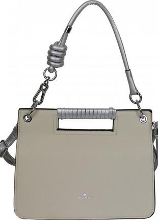 Женская, деловая, небольшая сумка, материал экокожа, дна короткая ручка,одна длинная,пять отделений (86815-1)2 фото