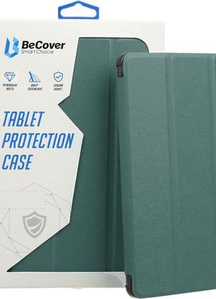 Чохол-книжка becover soft edge для lenovo tab m10 plus tb-125f (3rd gen)/k10 pro tb-226 10.61" dark green