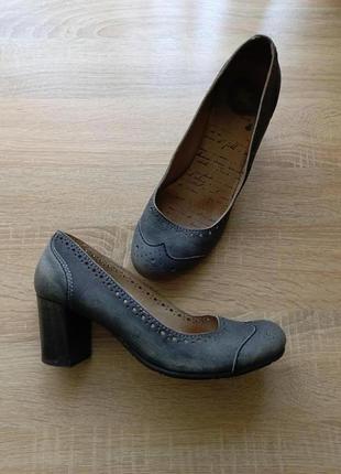 Сірі зручні туфлі1 фото