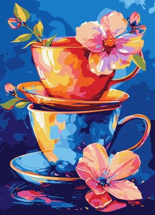 Картина по номерам тайная чаепития идейка 30х40см, кно5123