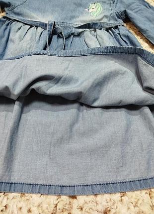 Детское джинсовое платье 👗 7
