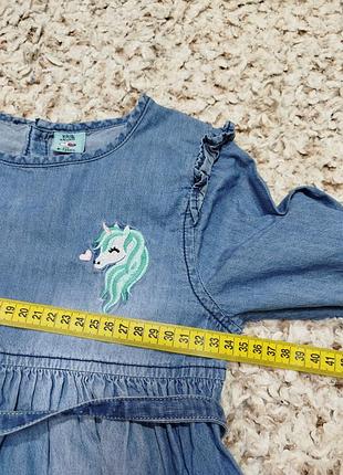 Детское джинсовое платье 👗 5