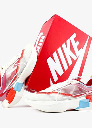 Nike vista lite "white/red/blue"висока якість для жінок на літо, зручні повсякденні кросівки гарно виглядають