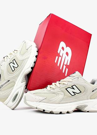 New balance 530"beige""высокое качество унисекс на лето, удобные повседневные кроссовки красиво выглядят