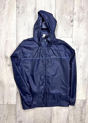 Quechua nova dry ветровка дождевик xl размер 2xl синяя