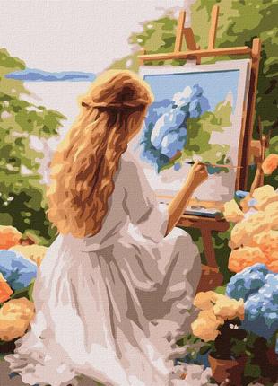 Картина по номерам художница идейка 40х50см, кно8432