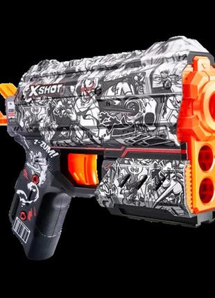 Швидкострільний бластер x-shot skins flux illustrate (8 набоїв), 36516d