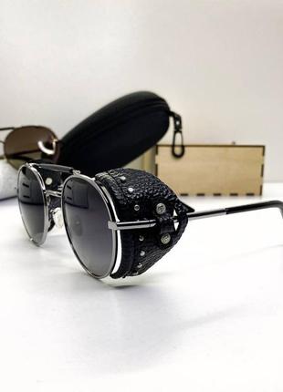 Чоловічі сонцезахисні окуляри з поляризацією polarized (97313) grey3 фото