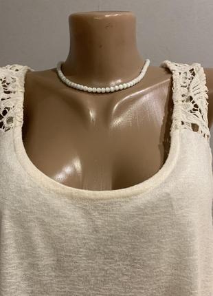 Стильная блузка с спинкой из кружева4 фото