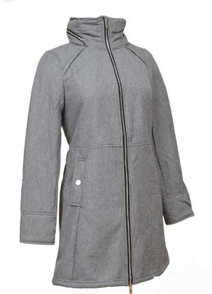 Комфортная куртка, пальто, парка от  street one серый меланж 44-461 фото