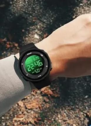 Мужские спортивные наручные часы skmei 1445 черные