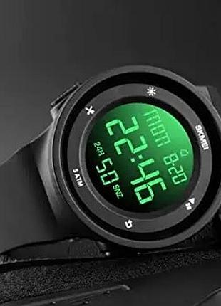 Мужские спортивные наручные часы skmei 1445 черные