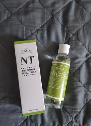 Тонер для обличчя з ніацинамідом cos de baha niacinamide 5% toner panthenol 1% (nt) toner 200 мл