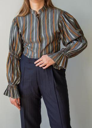 Розкішна шовкова блузка вінтаж2 фото