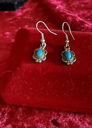 🇺🇸american vintage. винтажные серьги «Княгиня ольга»