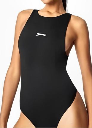 Шикарный спортивный черный универсальный боди slazenger 💜🍹💜