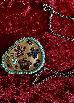 🇺🇸american vintage. винтажная цепочка с подвеской «santa muerte»
