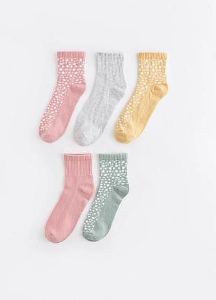 36-38 / 39-40 р новые фирменные стильные женские носки набор комплект 5 пар lc waikiki вай...