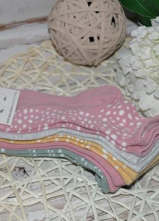 36-38 / 39-40 р новые фирменные стильные женские носки набор комплект 5 пар lc waikiki вай...