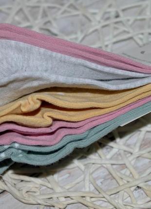 36-38 / 39-40 р новые фирменные стильные женские носки набор комплект 5 пар lc waikiki вай...