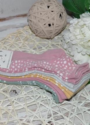 36-38 / 39-40 р новые фирменные стильные женские носки набор комплект 5 пар lc waikiki вай...