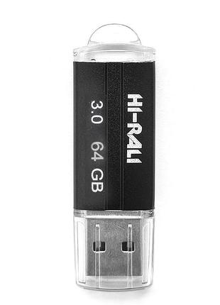 Флеш-накопичувач usb3.0 64gb hi-rali corsair series black (hi-64gb3corbk)