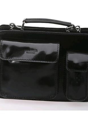 Сумка нова каркасна натуральна шкіра