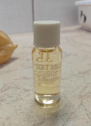 Soft musk, avon, 3,5 мл, edt, миниатюра, пробник, винтаж
