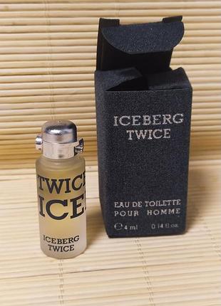 Twice ice. iceberg twice вінтажна мініатюра