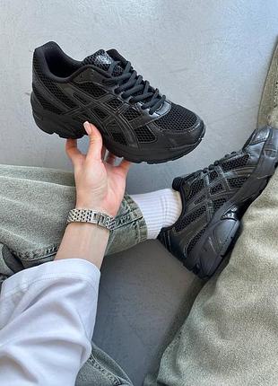 Жіночі кросівки asics gel-1130 black graphite grey асікс чорного кольору