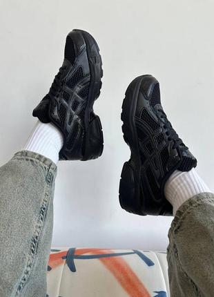 Жіночі кросівки asics gel-1130 black graphite grey асікс чорного кольору5 фото