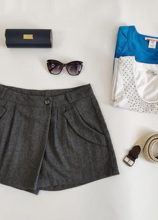 Демисезонные стильные женские шорты-юбка pimkie, р.s/m