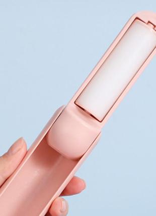 Ролик для чистки одежды многоразовый силиконовый компактный